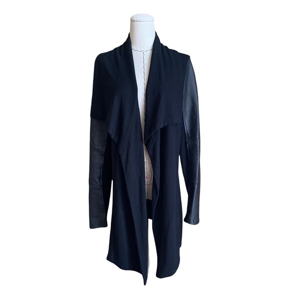 Sleeve Black Cardigan Jacket 